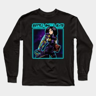 Hugo's Dream - Dive into the Romance of Angel Alita Long Sleeve T-Shirt